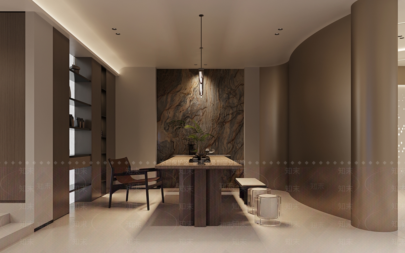 现代接待室3D模型下载【ID:1189170423】