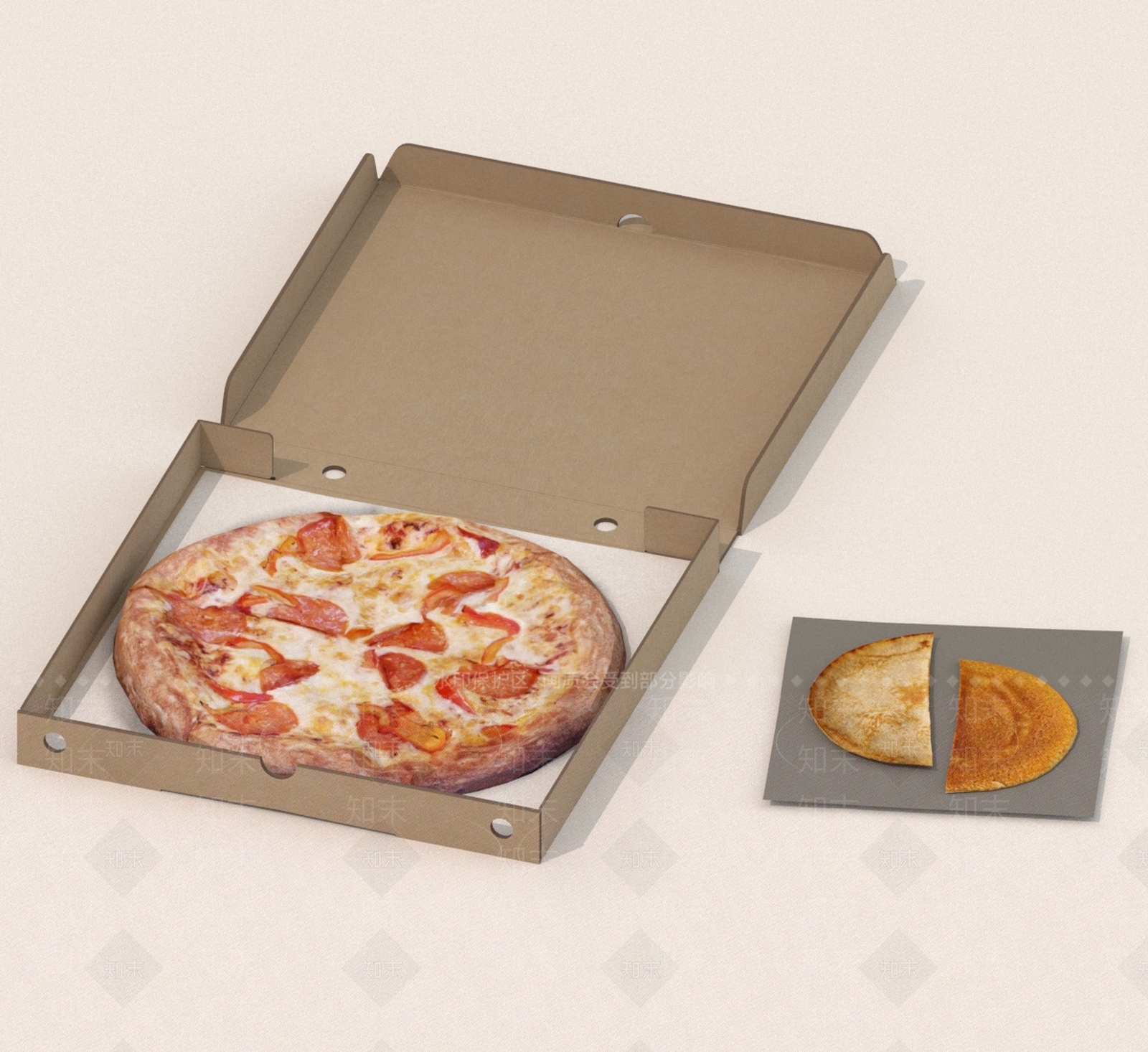 酒水食物3D模型下载【ID:1189170589】