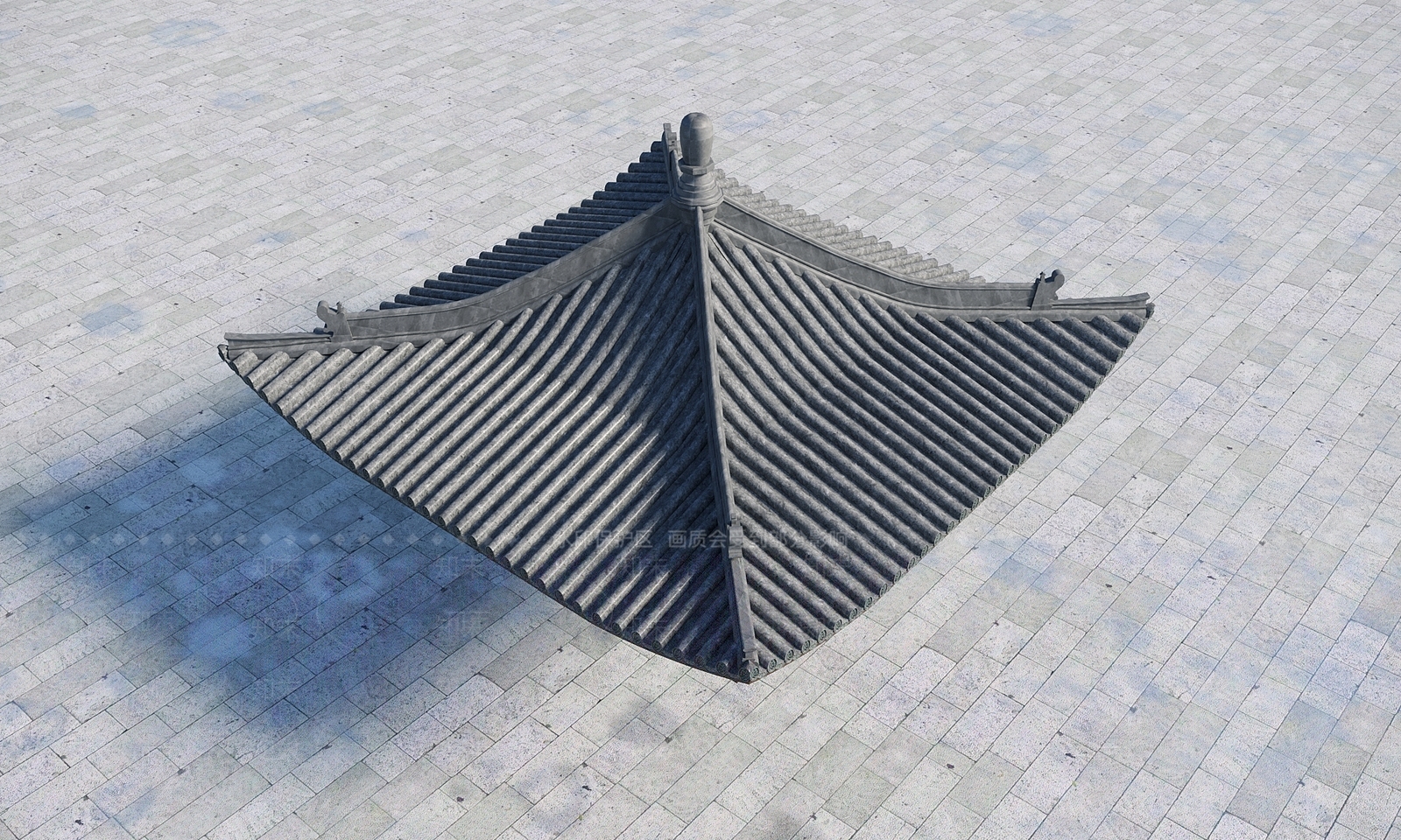 中式古建3D模型下载【ID:1189171766】