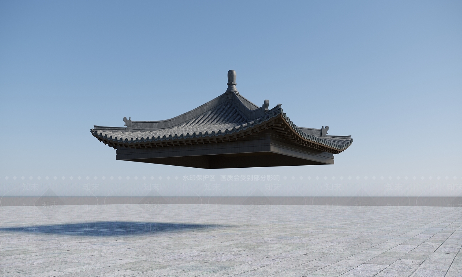 中式古建3D模型下载【ID:1189171766】