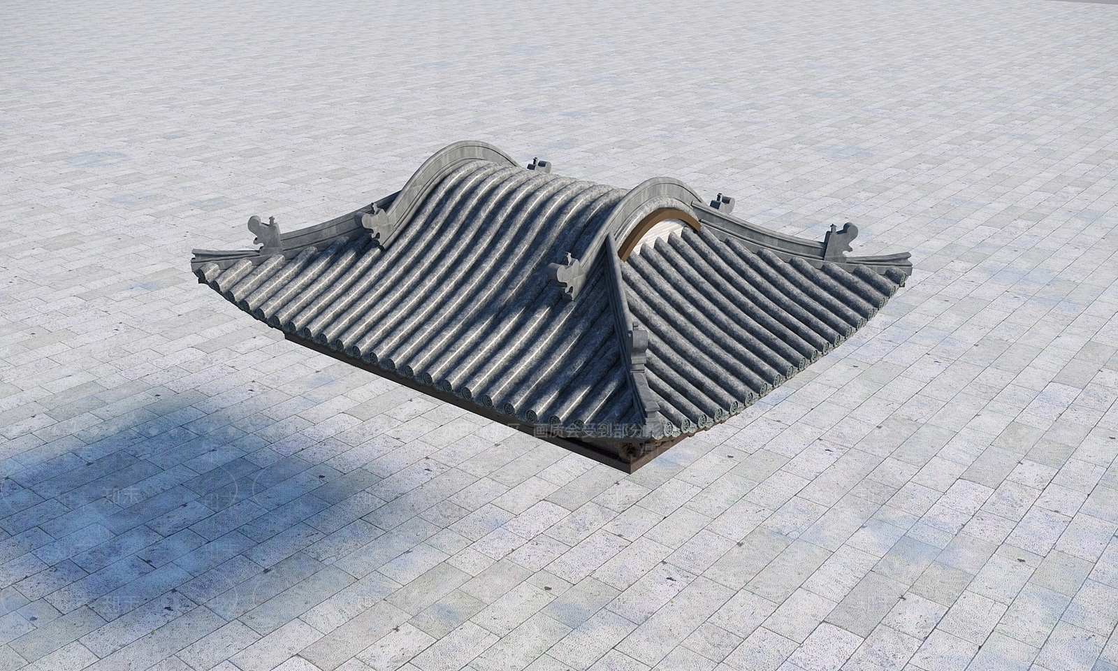 中式古建3D模型下载【ID:1189171934】