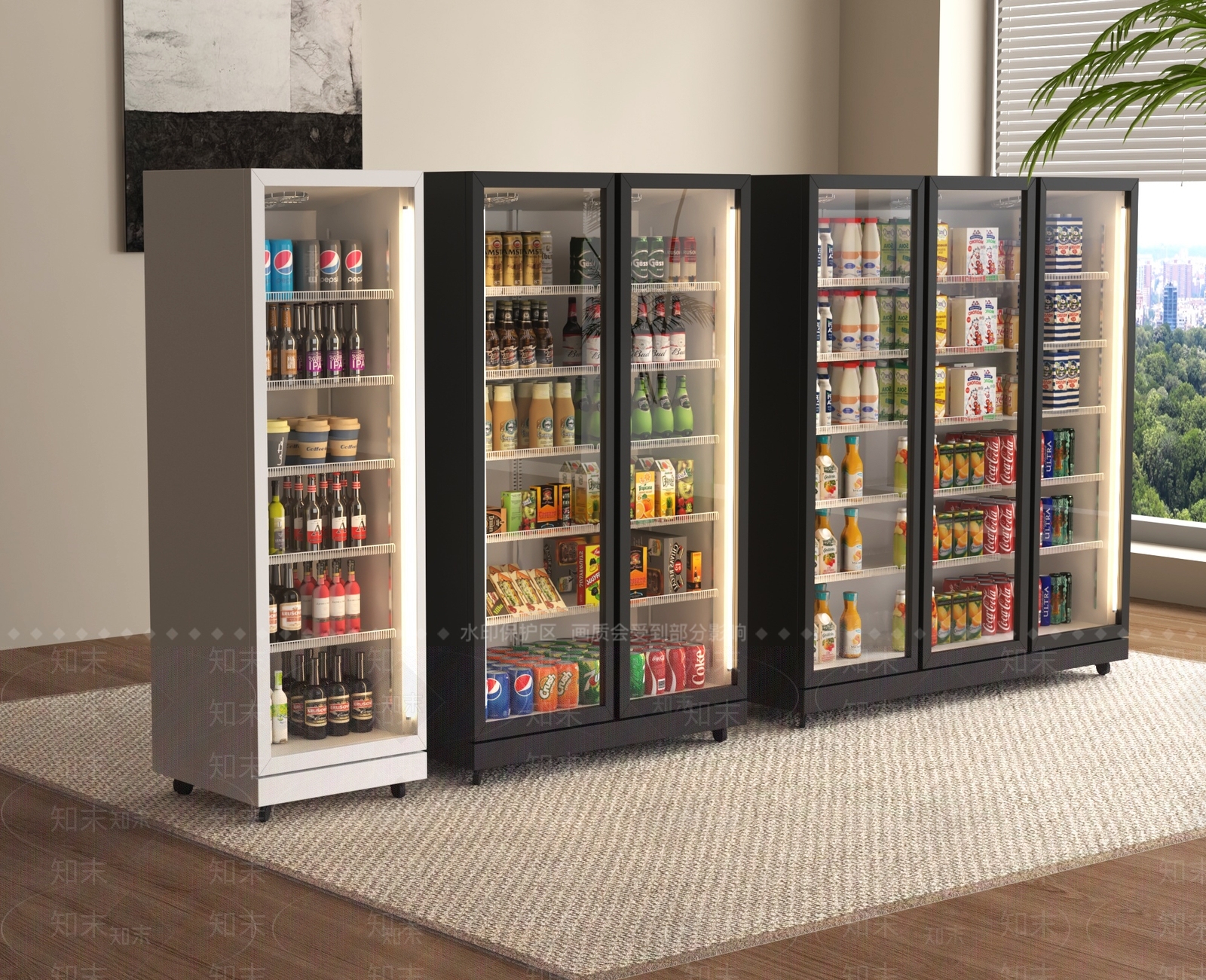 冰柜SU模型下载【ID:1189174216】