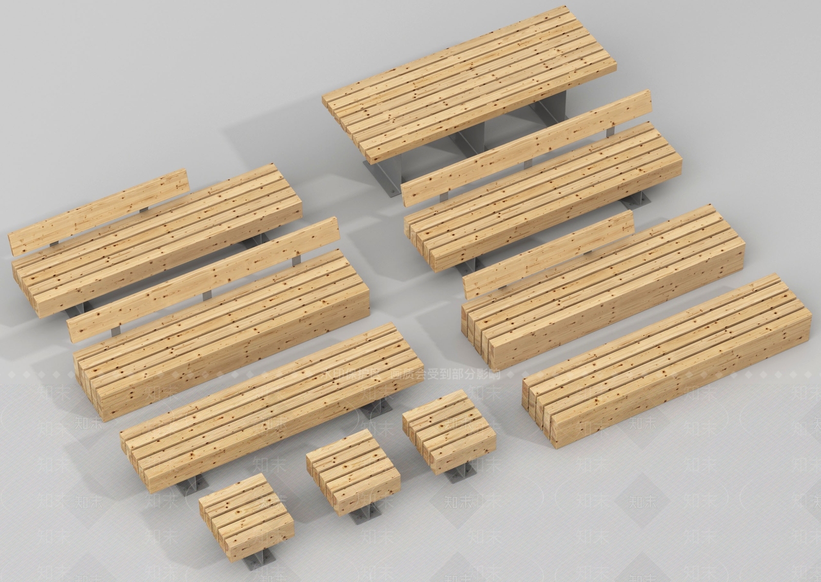 现代其他凳子3D模型下载【ID:1189180769】