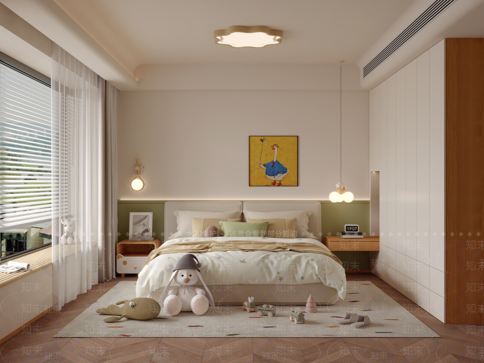 现代女孩房3D模型下载【ID:1189187936】