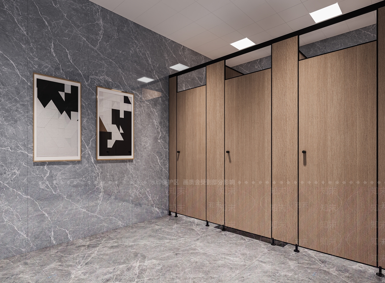 现代集市3D模型下载【ID:1189193336】