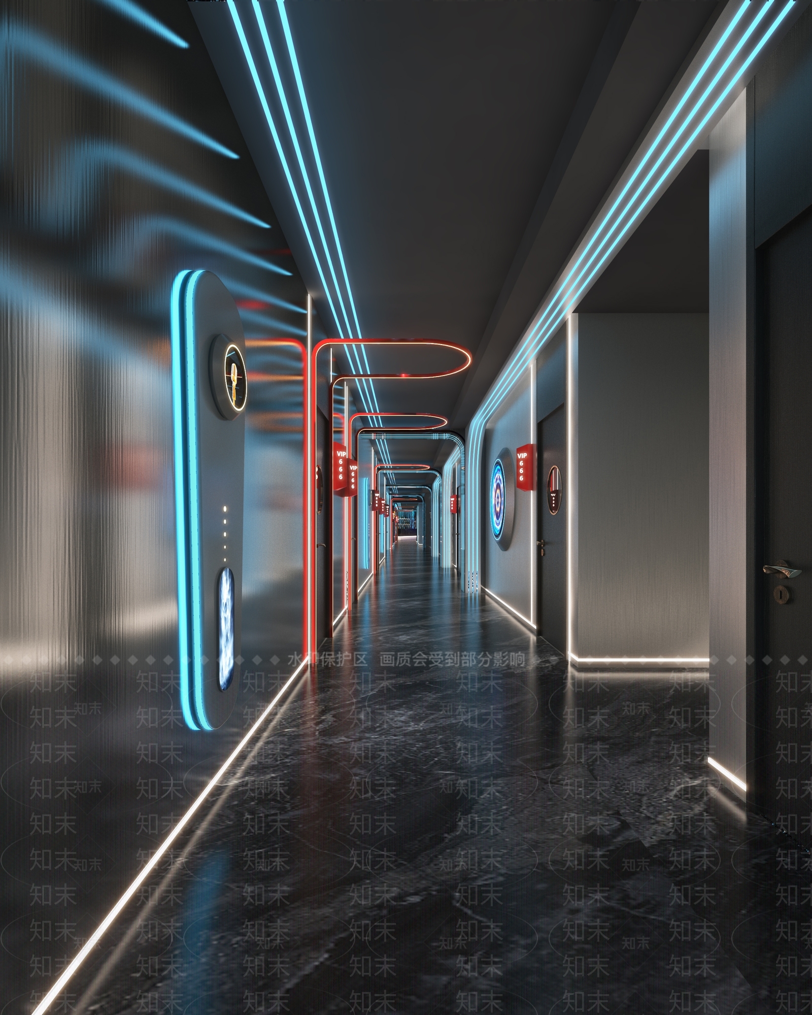 现代工业足浴店3D模型下载【ID:1189202651】