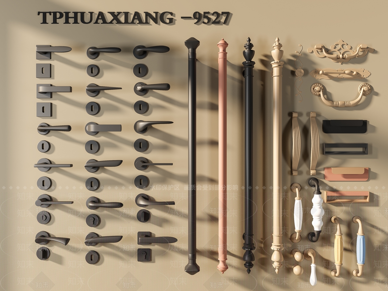 现代拉手3D模型下载【ID:1189202899】