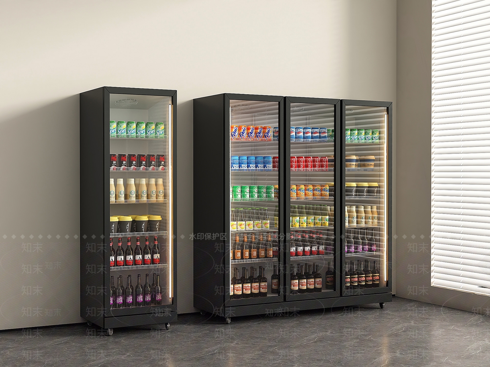 冰柜SU模型下载【ID:1189206715】