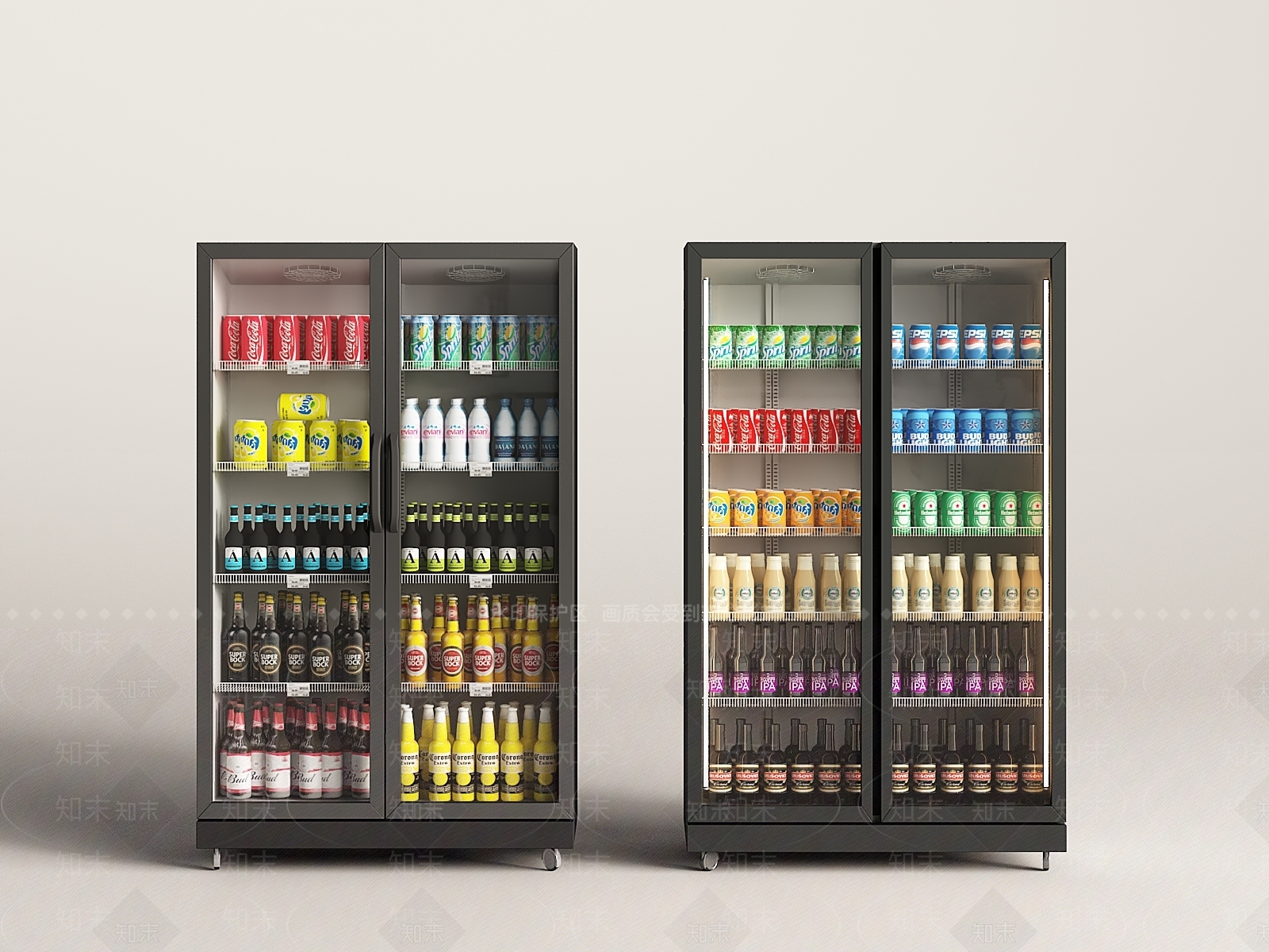 冰柜SU模型下载【ID:1189207053】