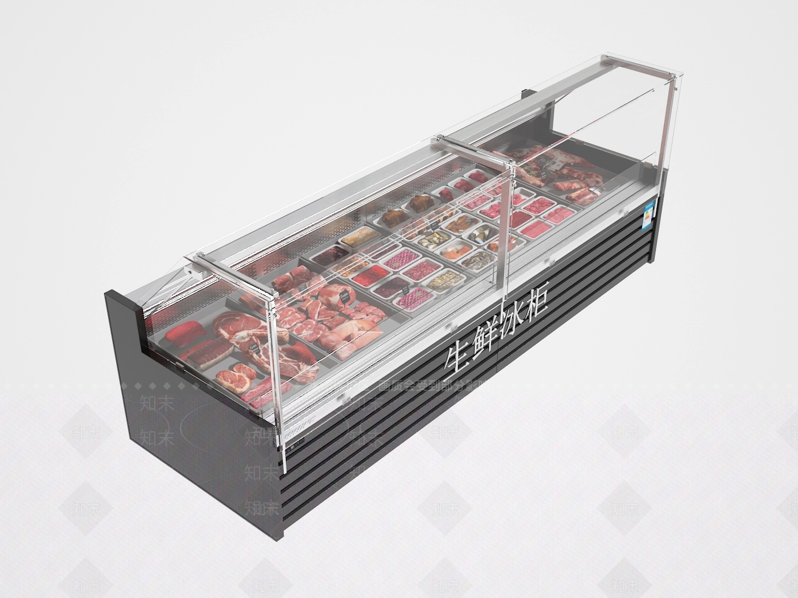 冰柜3D模型下载【ID:1189212511】