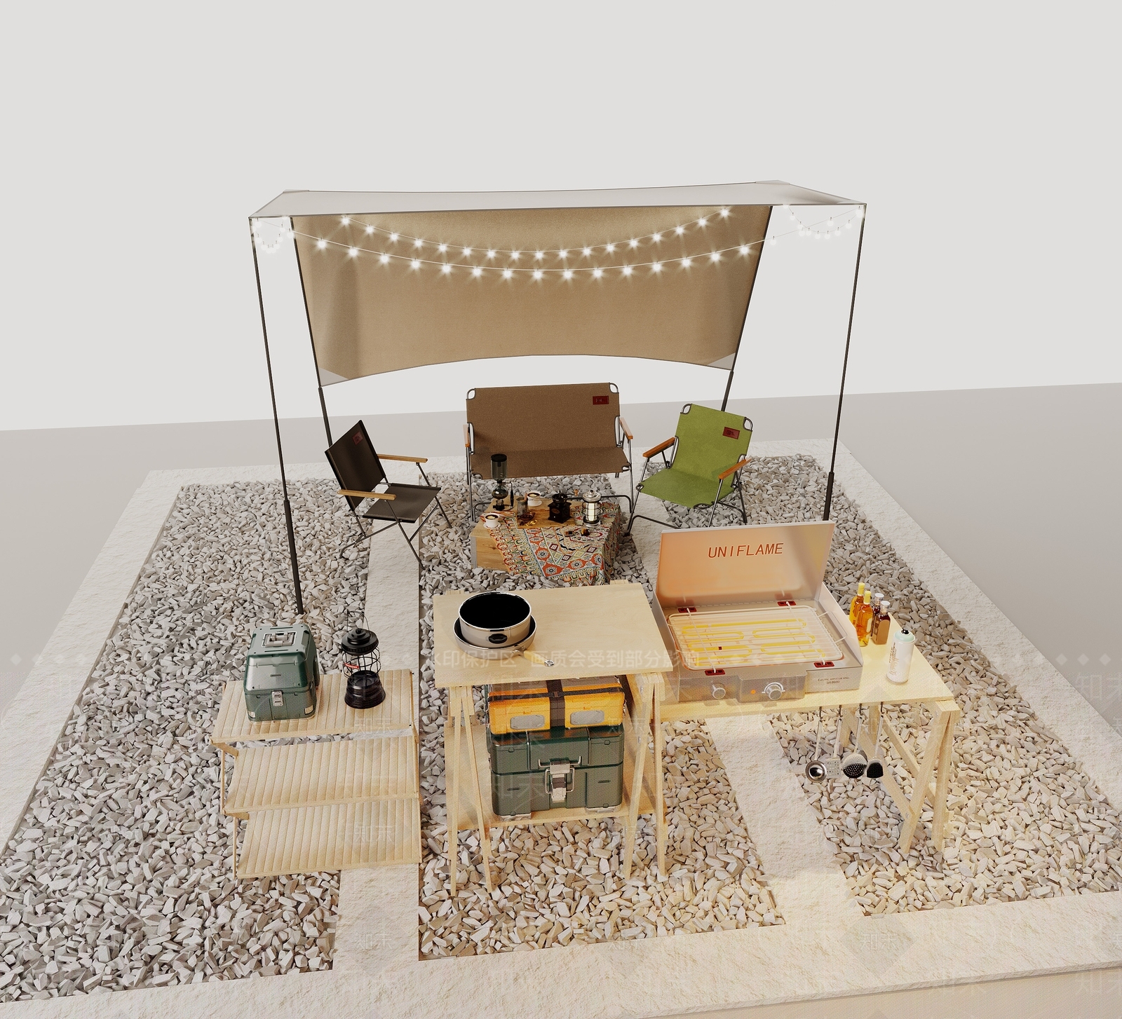 帐篷3D模型下载【ID:1189215204】