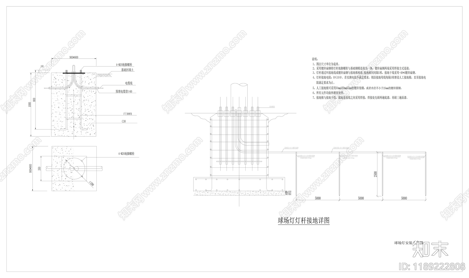 现代设计说明cad施工图下载【ID:1189222808】