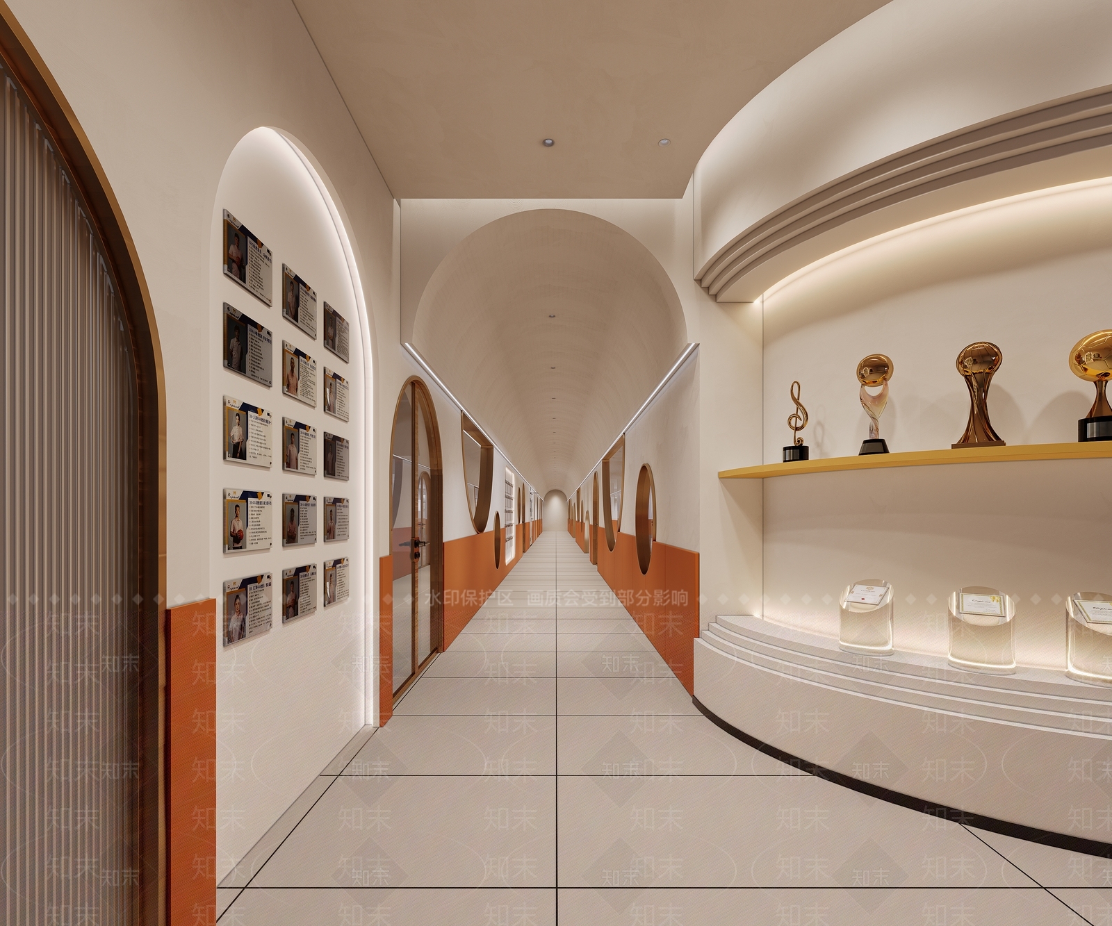 现代走廊3D模型下载【ID:1189224199】