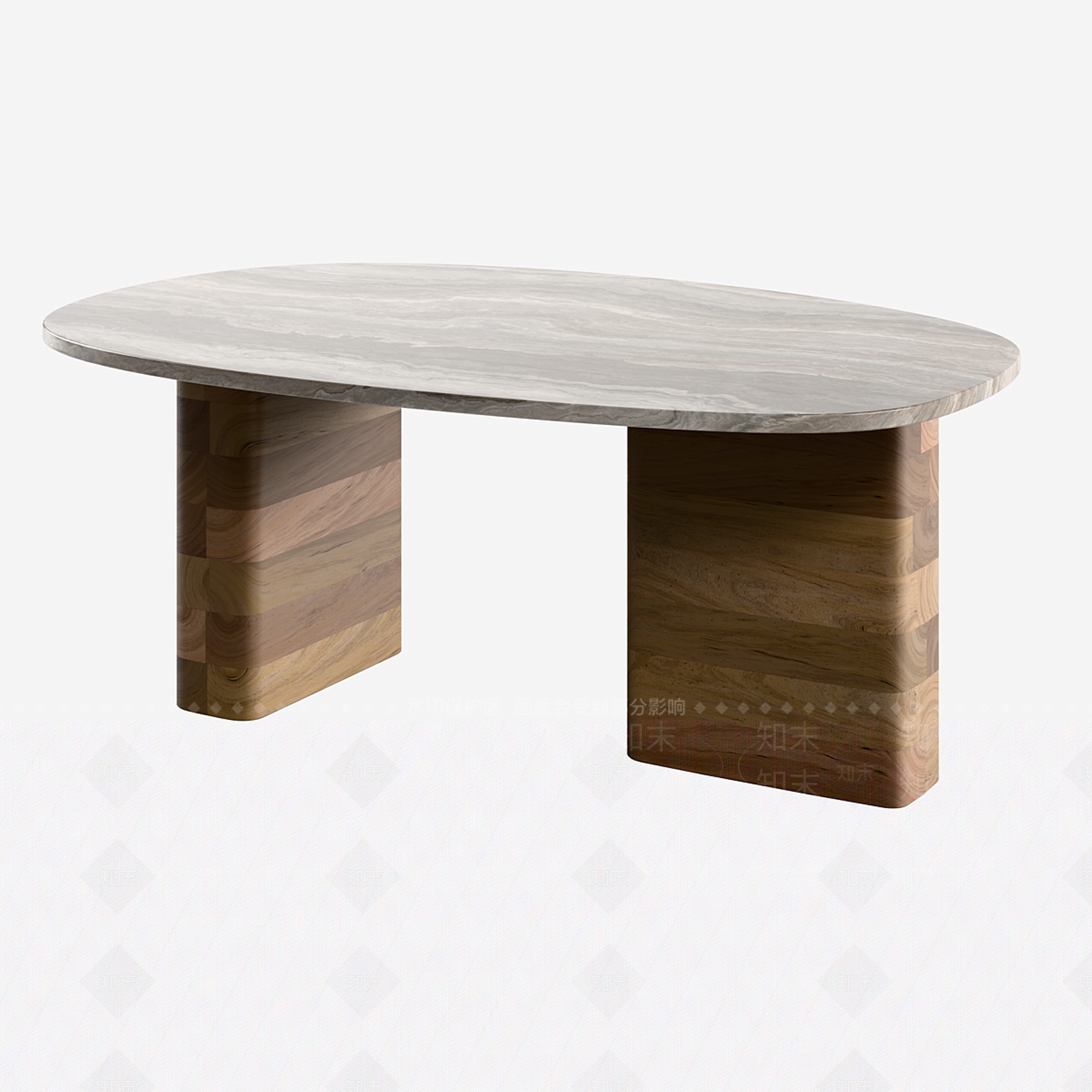 原木北欧茶几3D模型下载【ID:1189225100】