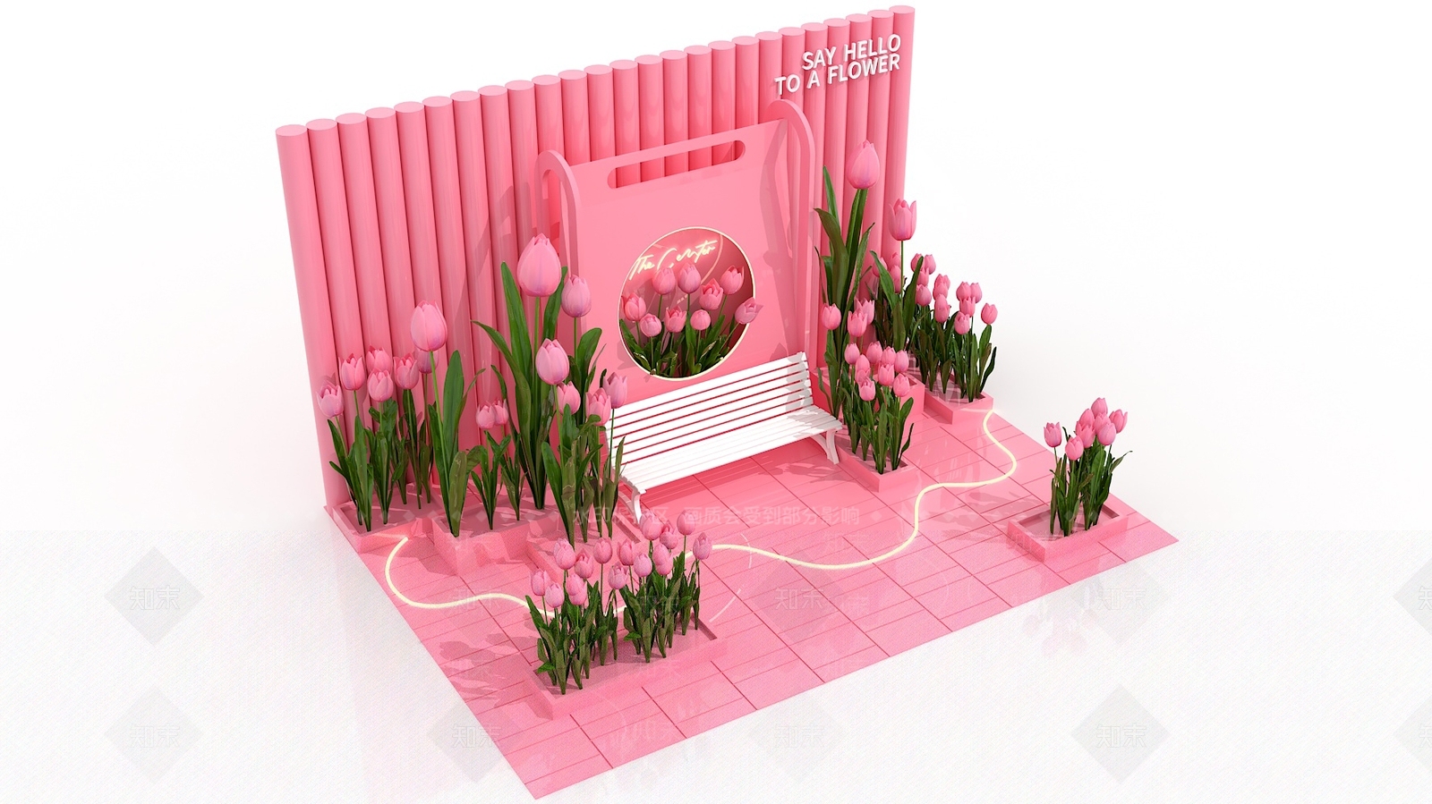 现代美陈3D模型下载【ID:1189225891】