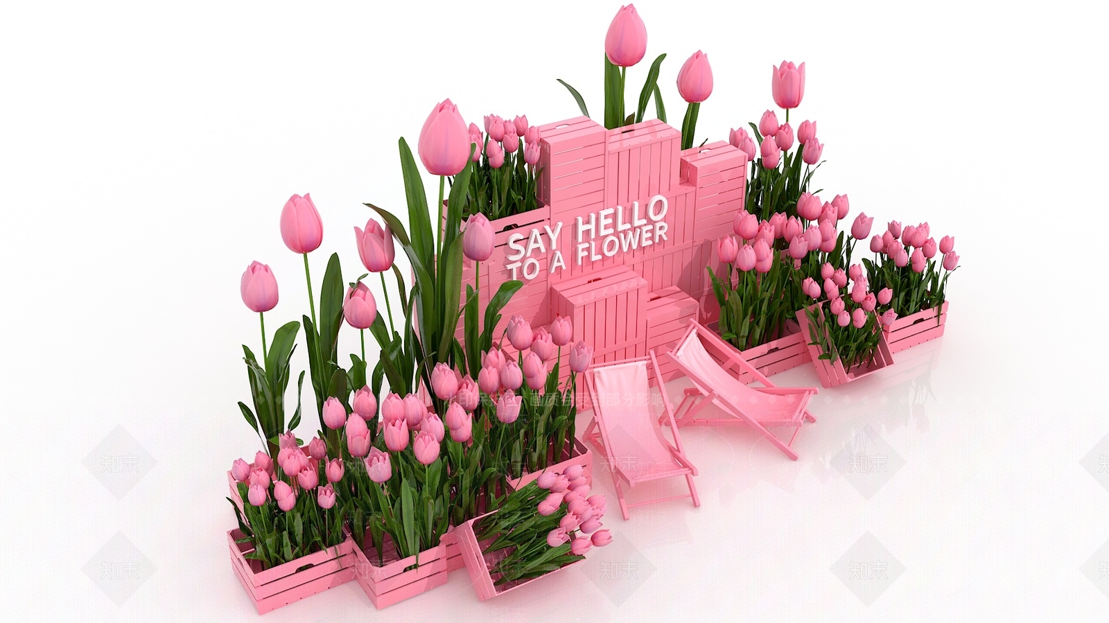 现代美陈3D模型下载【ID:1189225931】