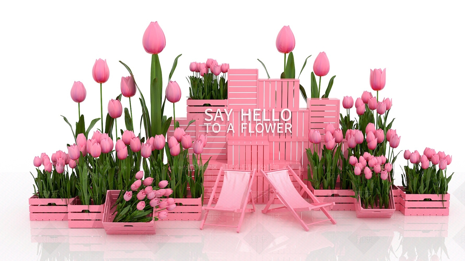 现代美陈3D模型下载【ID:1189225931】
