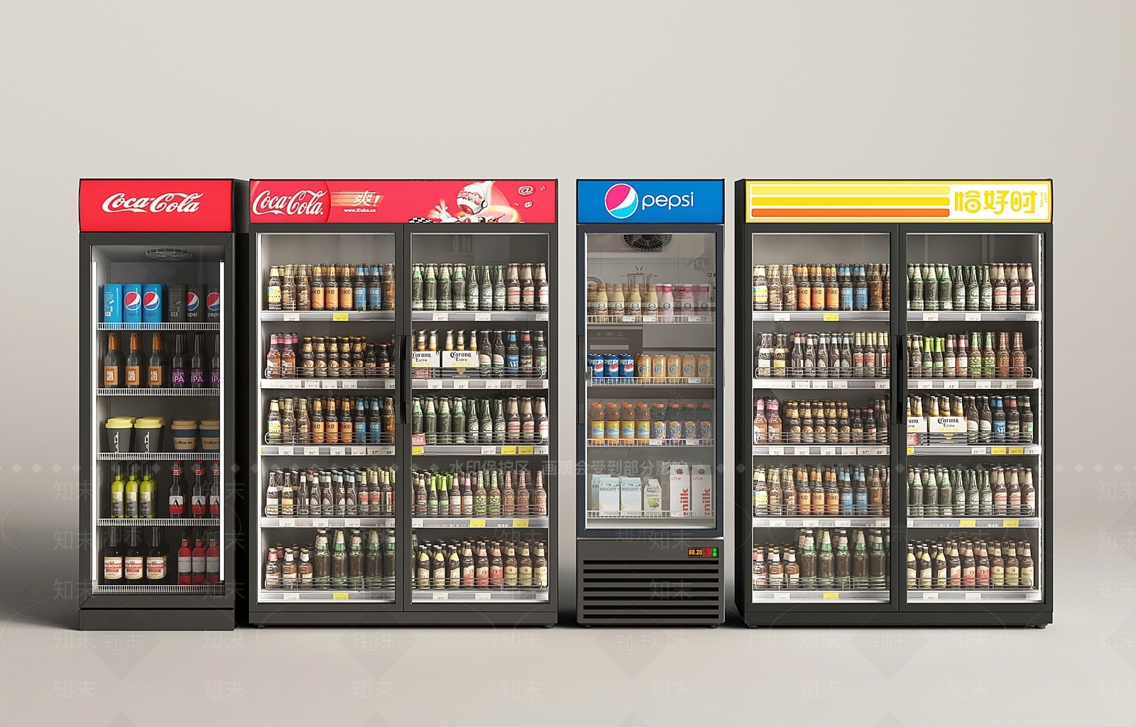 冰柜3D模型下载【ID:1189240115】