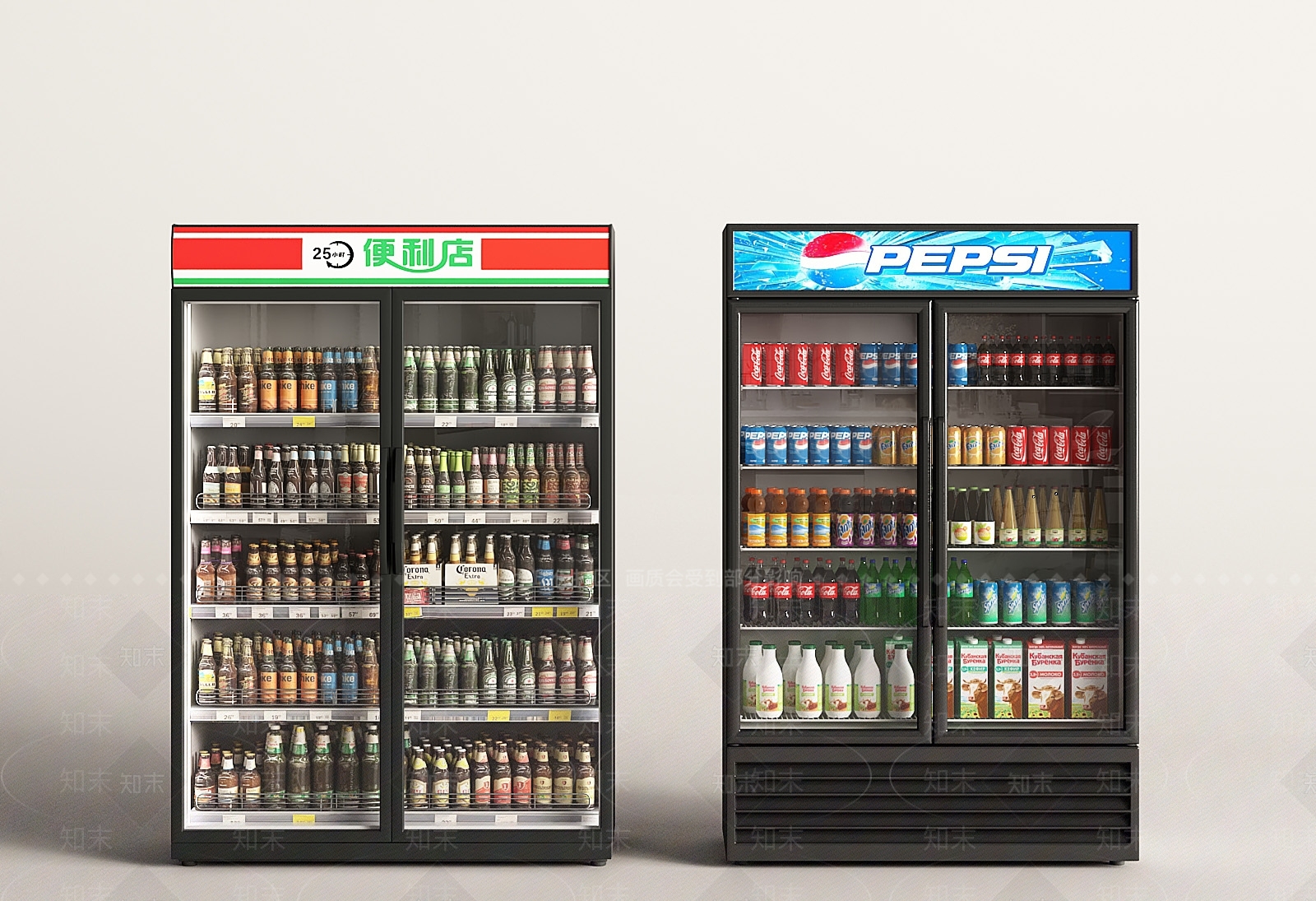 冰柜SU模型下载【ID:1189242197】