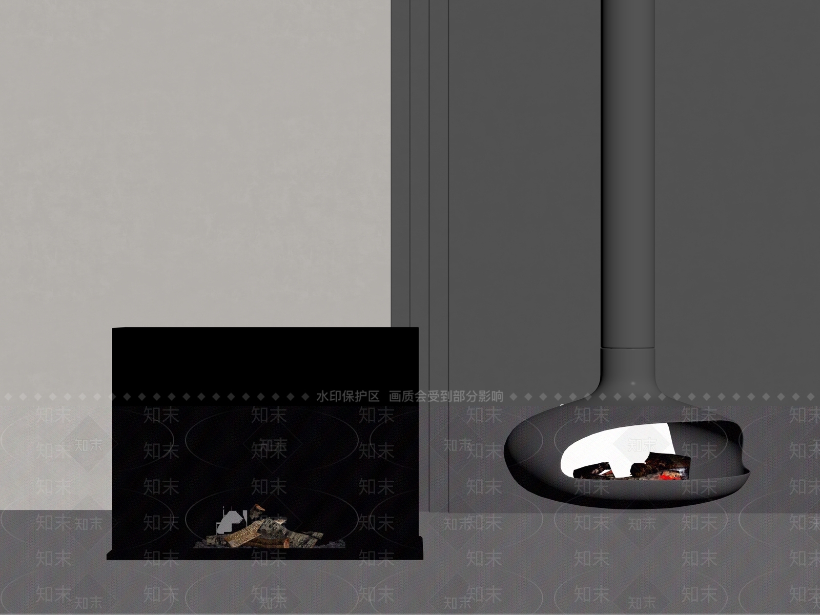 壁炉SU模型下载【ID:1189247965】