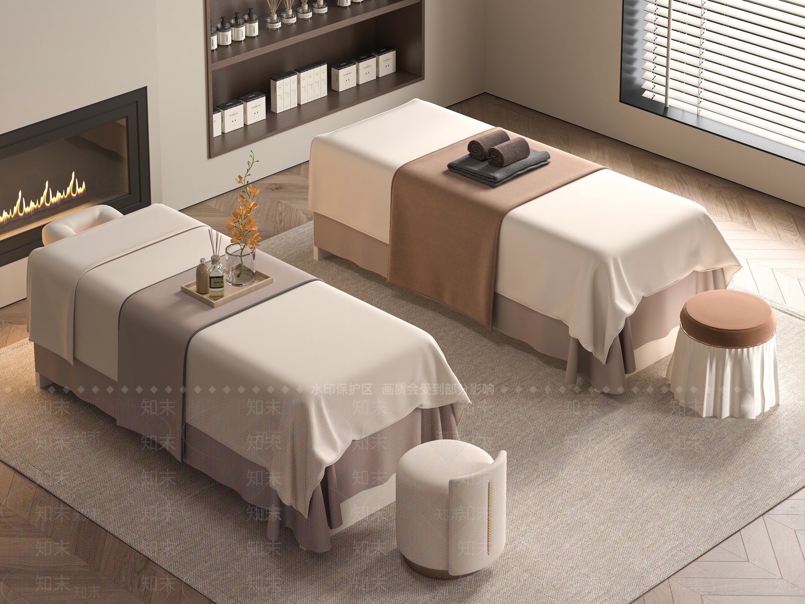现代其他床具SU模型下载【ID:1189264142】