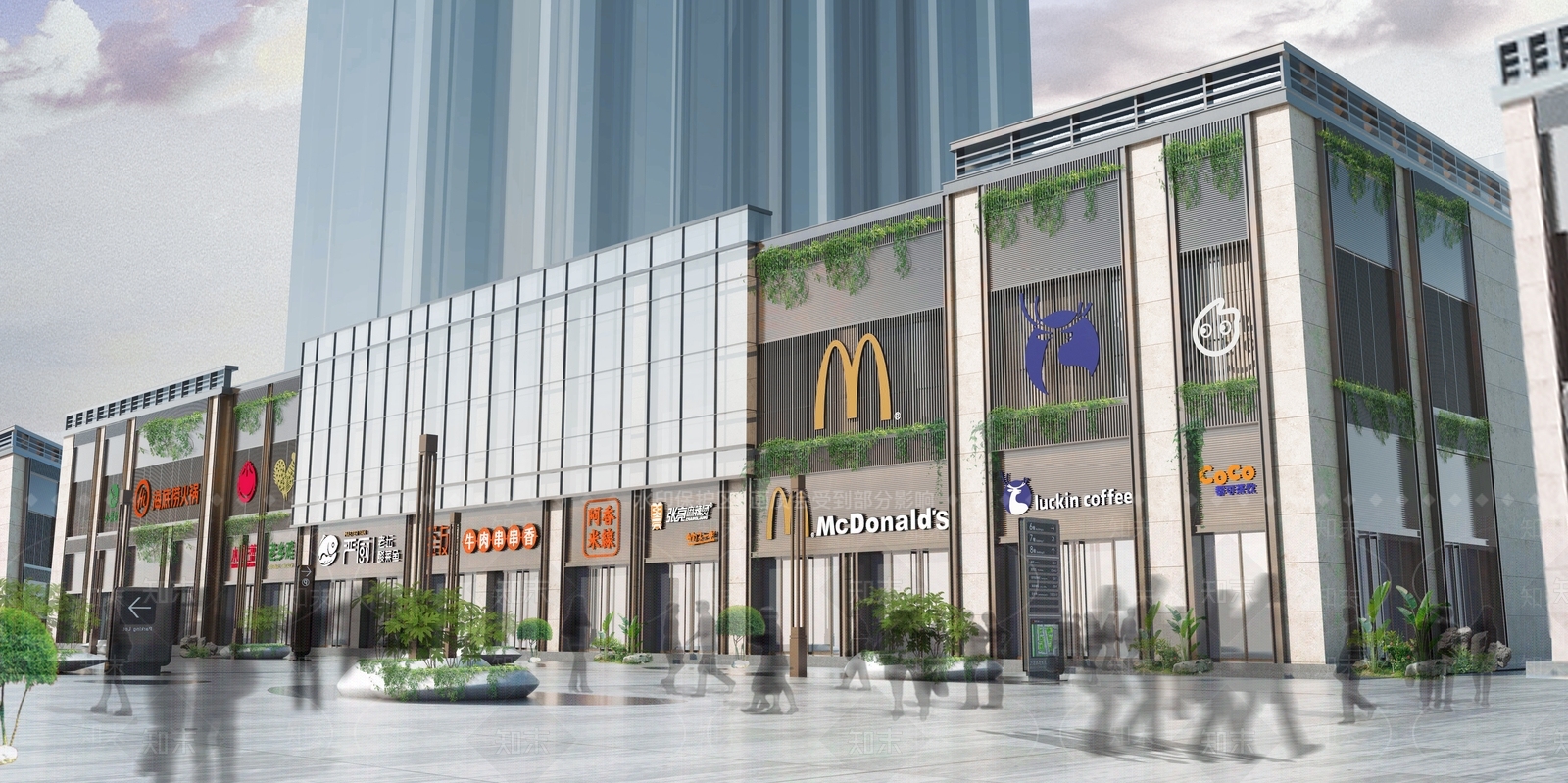 新中式其他商业建筑SU模型下载【ID:1189266265】