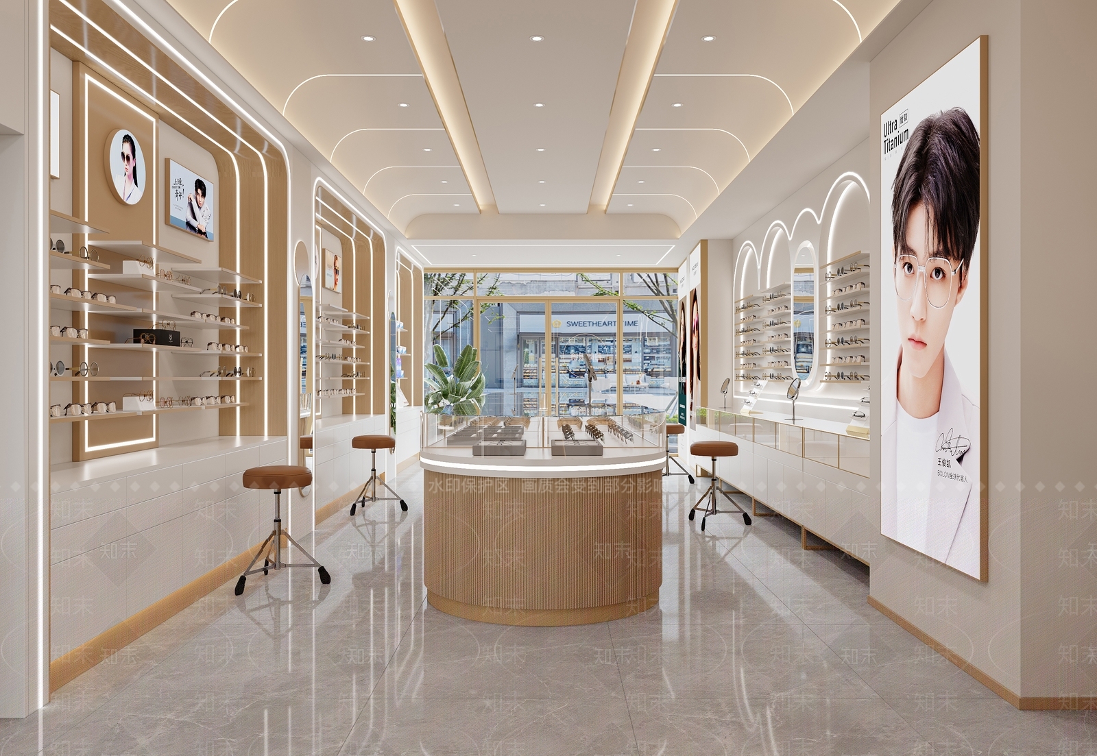 现代眼镜店3D模型下载【ID:1189267114】