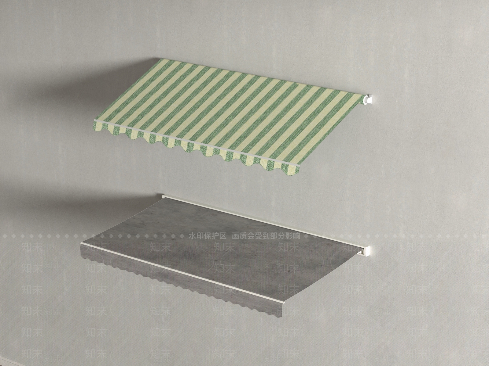遮阳棚3D模型下载【ID:1189268557】