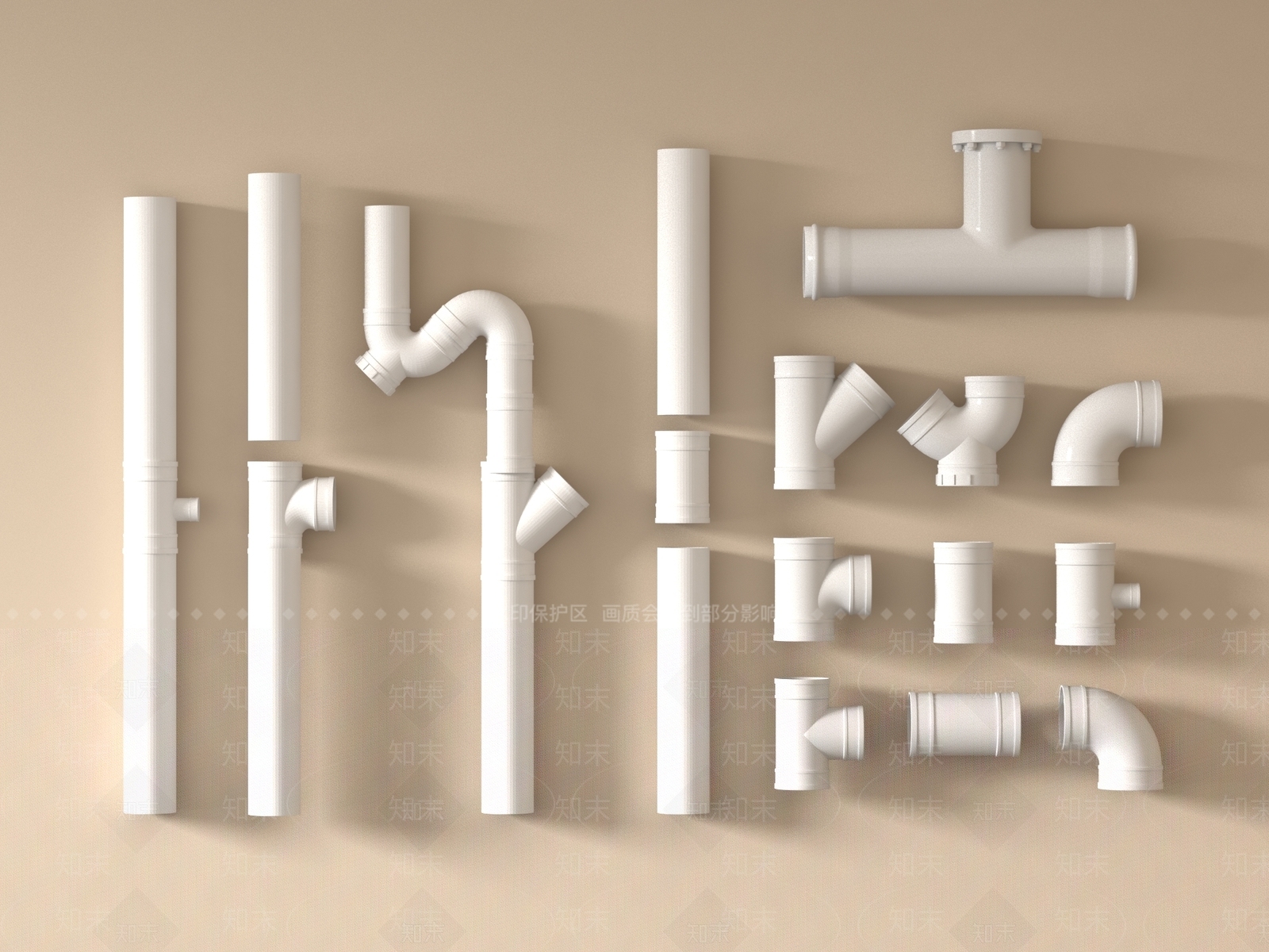 管道零件SU模型下载【ID:1189269719】