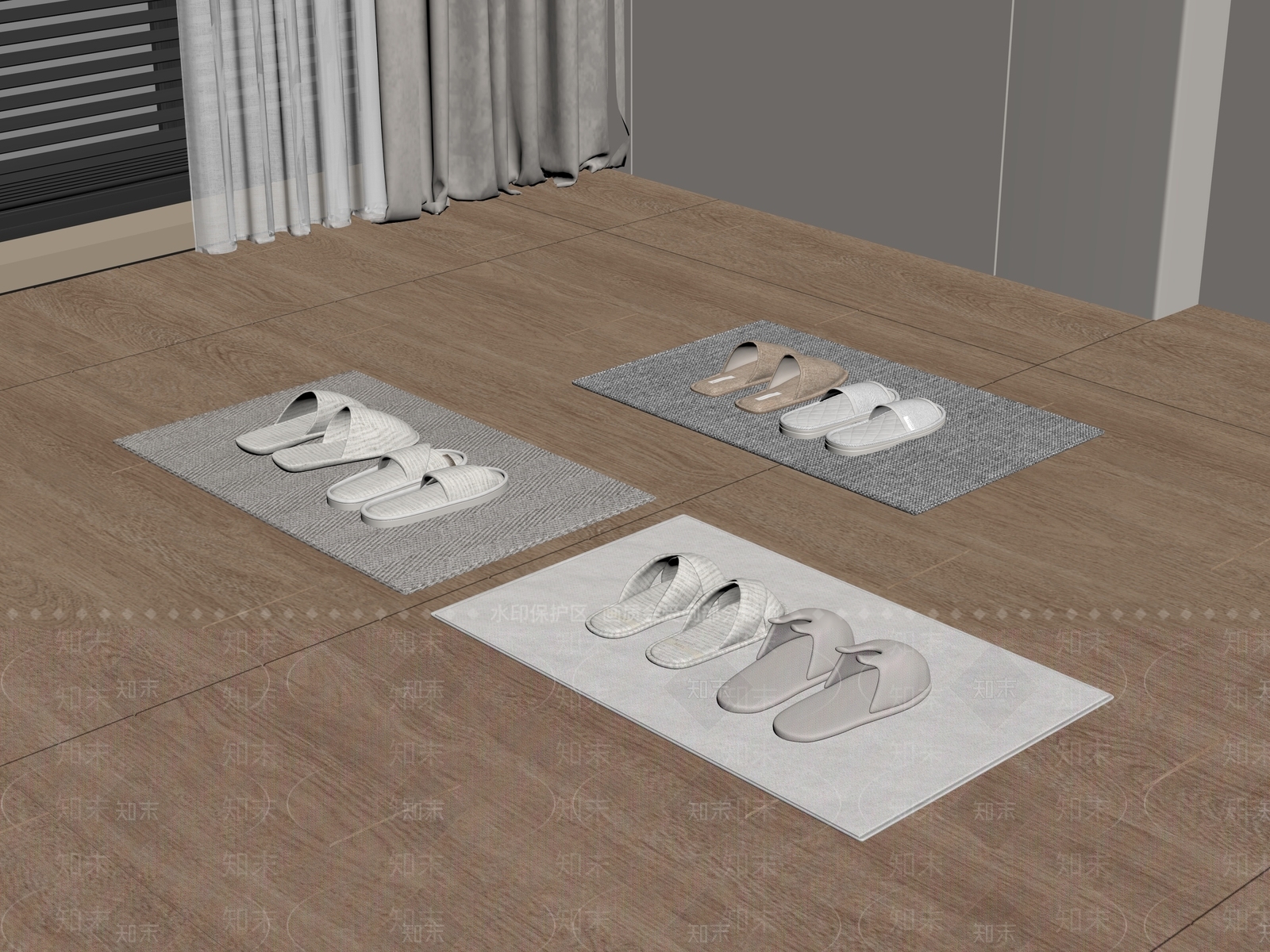 鞋子SU模型下载【ID:1189270652】