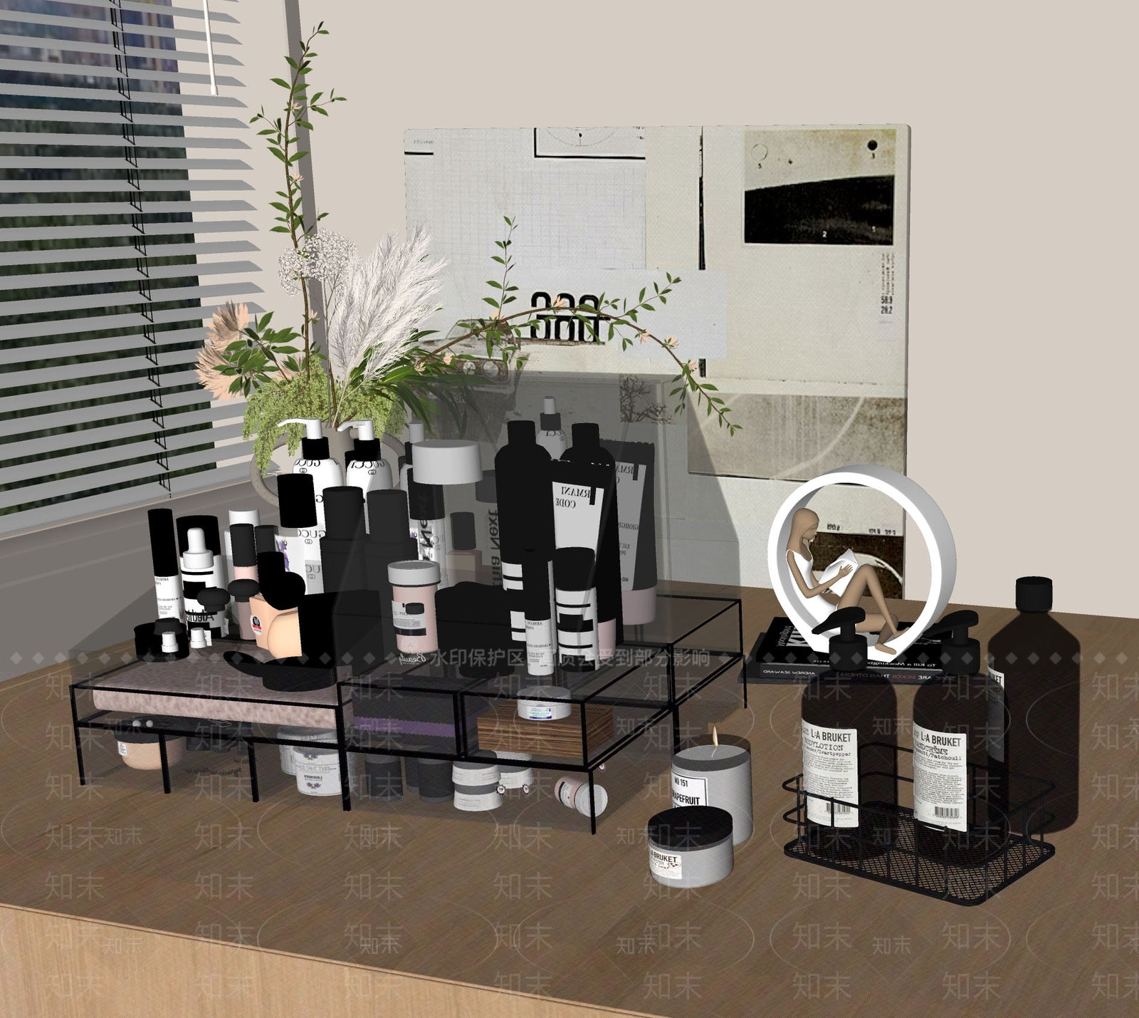 化妆品SU模型下载【ID:1189271896】