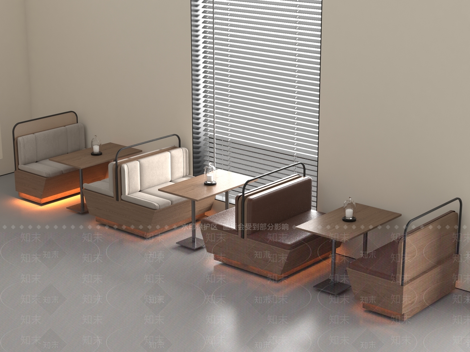 卡座沙发3D模型下载【ID:1189272203】