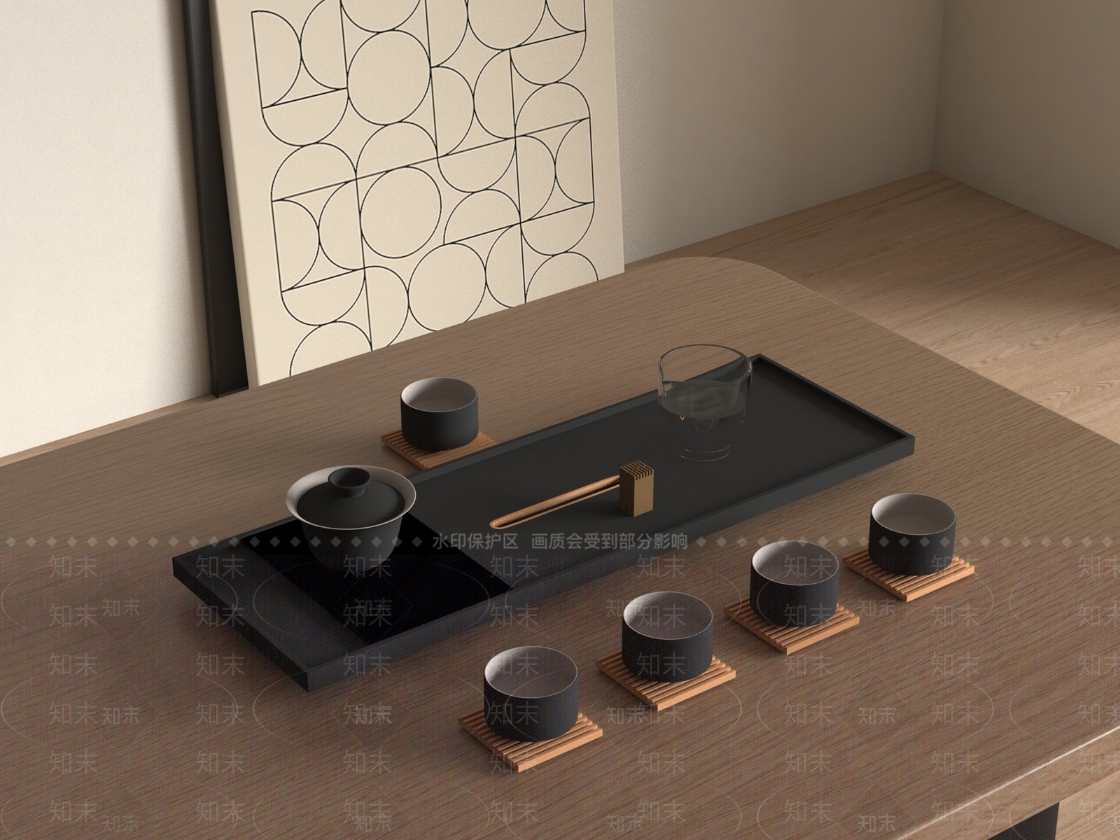 茶具SU模型下载【ID:1189277313】