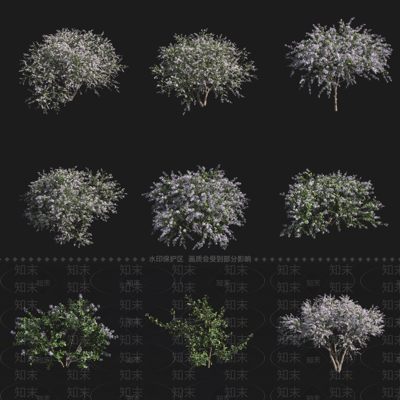 灌木3D模型下载【ID:1189277336】
