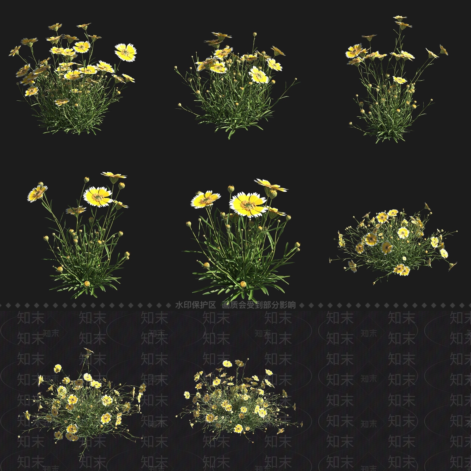 灌木3D模型下载【ID:1189279521】