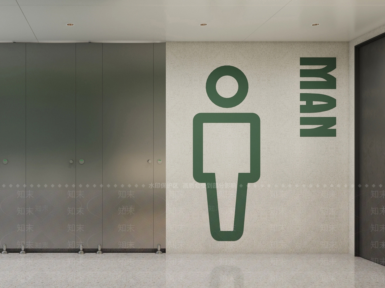 现代工业公共卫生间3D模型下载【ID:1189283247】