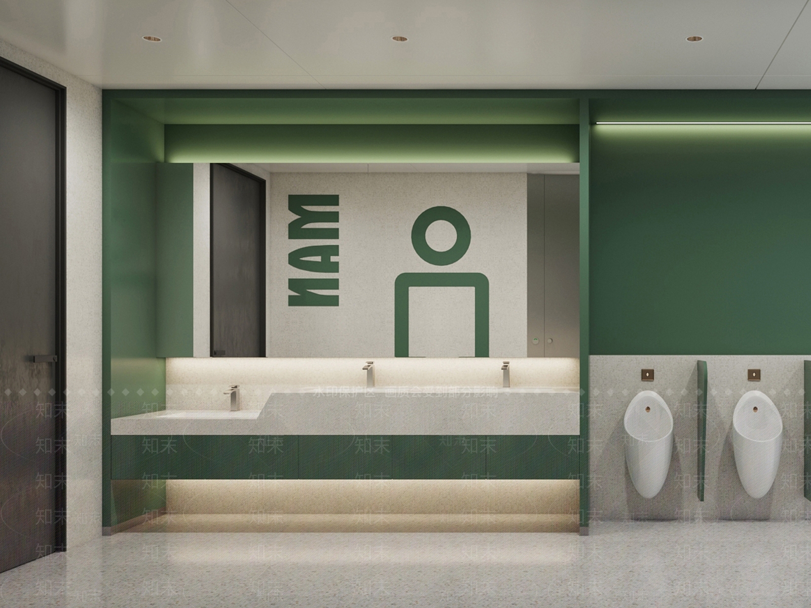 现代工业公共卫生间3D模型下载【ID:1189283247】