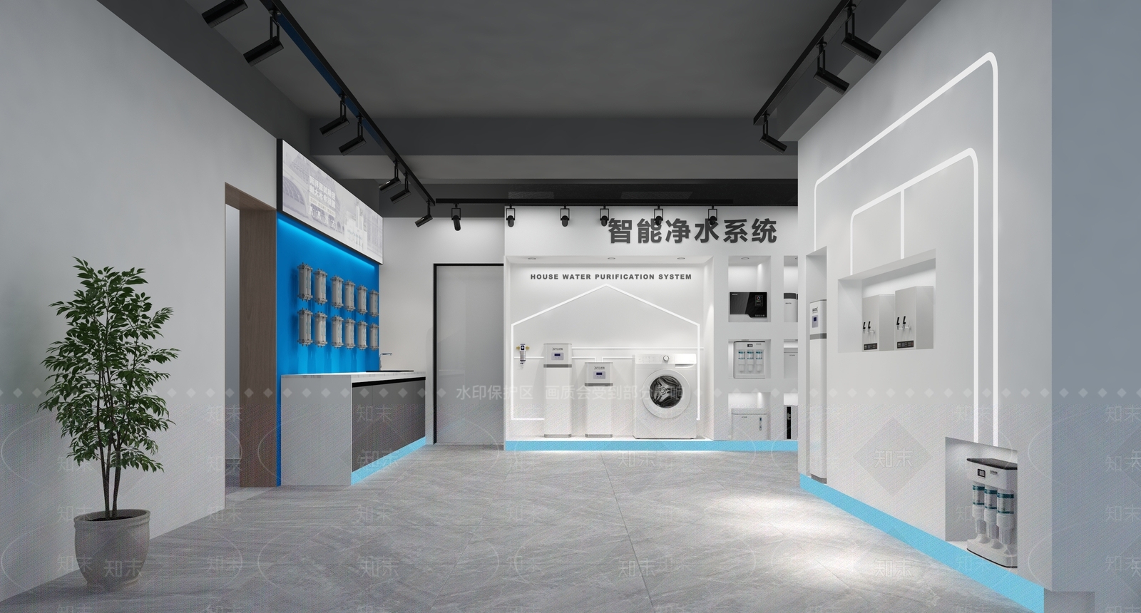 现代其他商业空间3D模型下载【ID:1189285707】