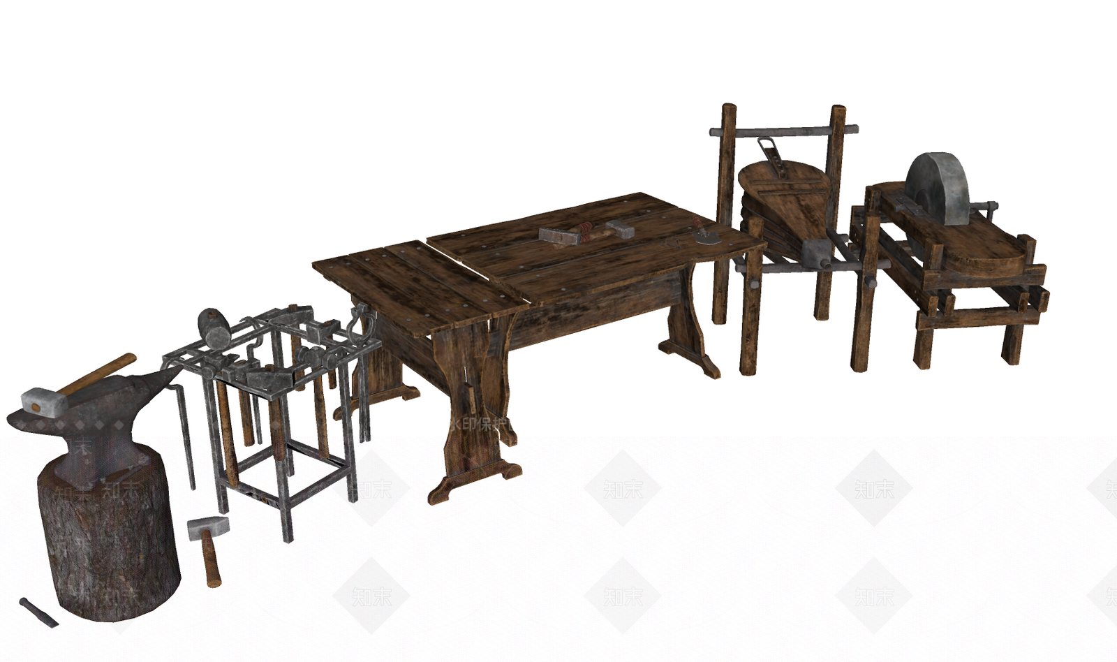 工业设备3D模型下载【ID:1189290526】