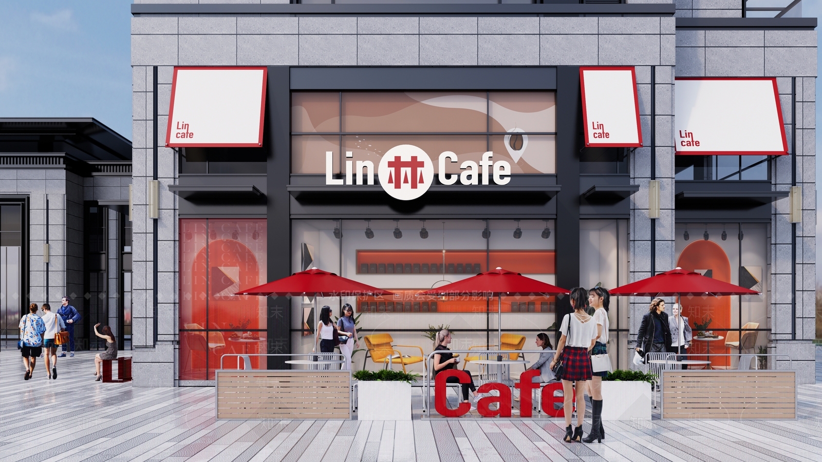 现代咖啡厅SU模型下载【ID:1189294760】