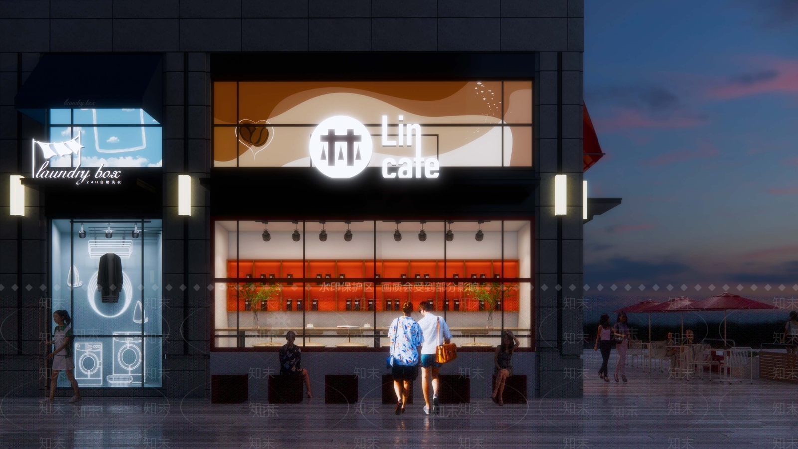 现代咖啡厅SU模型下载【ID:1189294760】