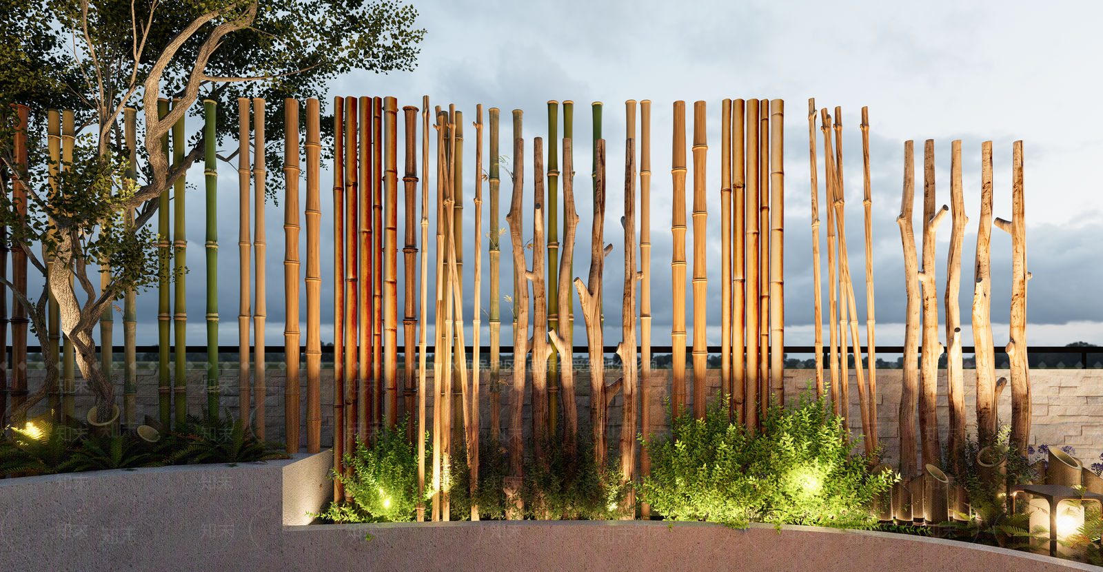 竹子SU模型下载【ID:1189298764】