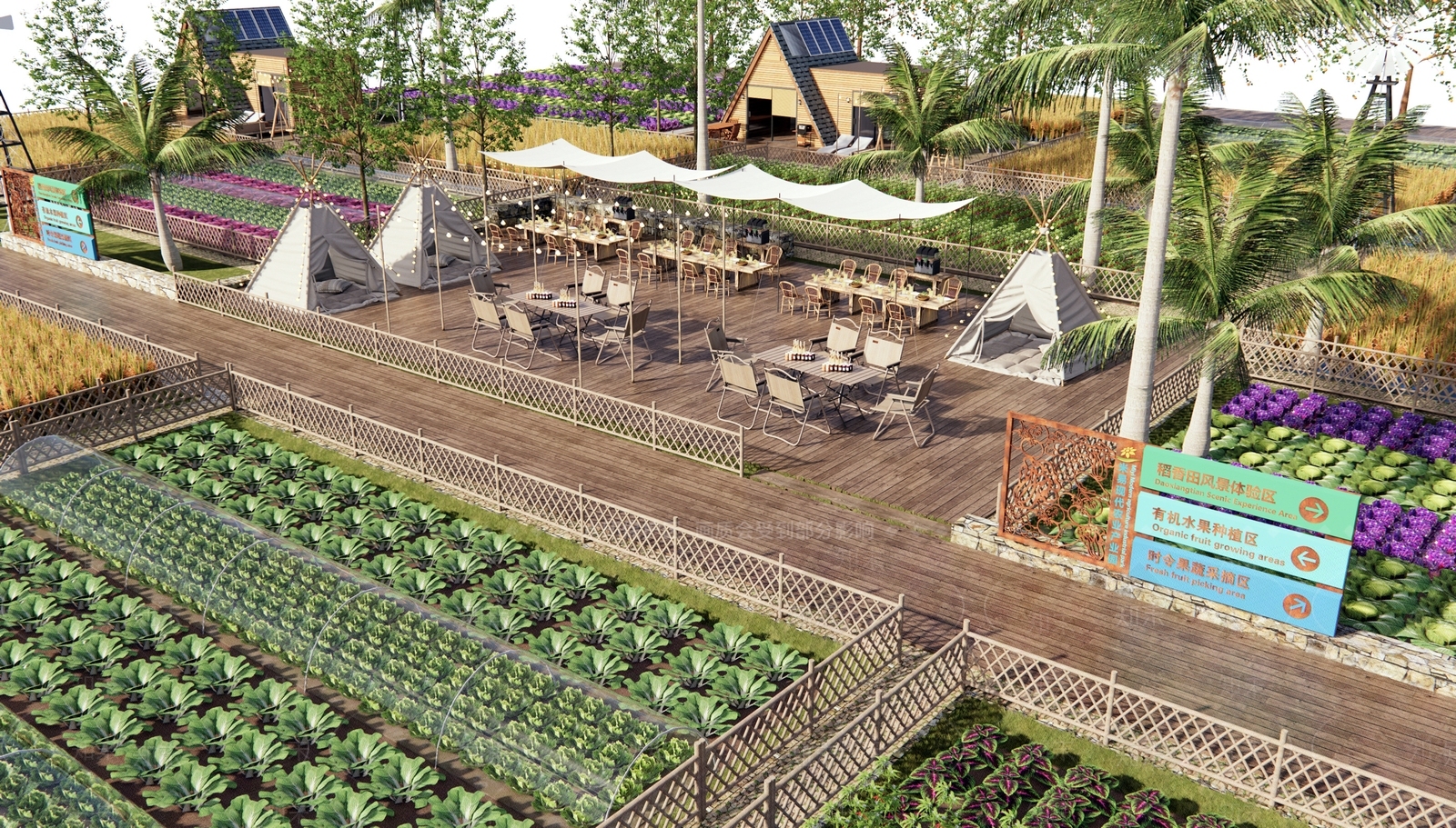 现代农场SU模型下载【ID:1189307323】