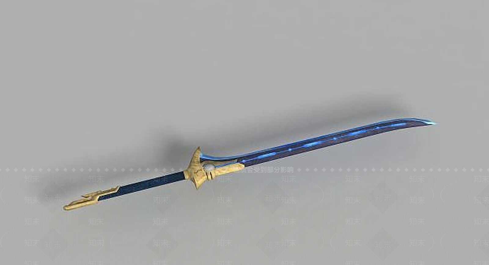 现代游戏刀具装备3D模型下载【ID:1189314158】