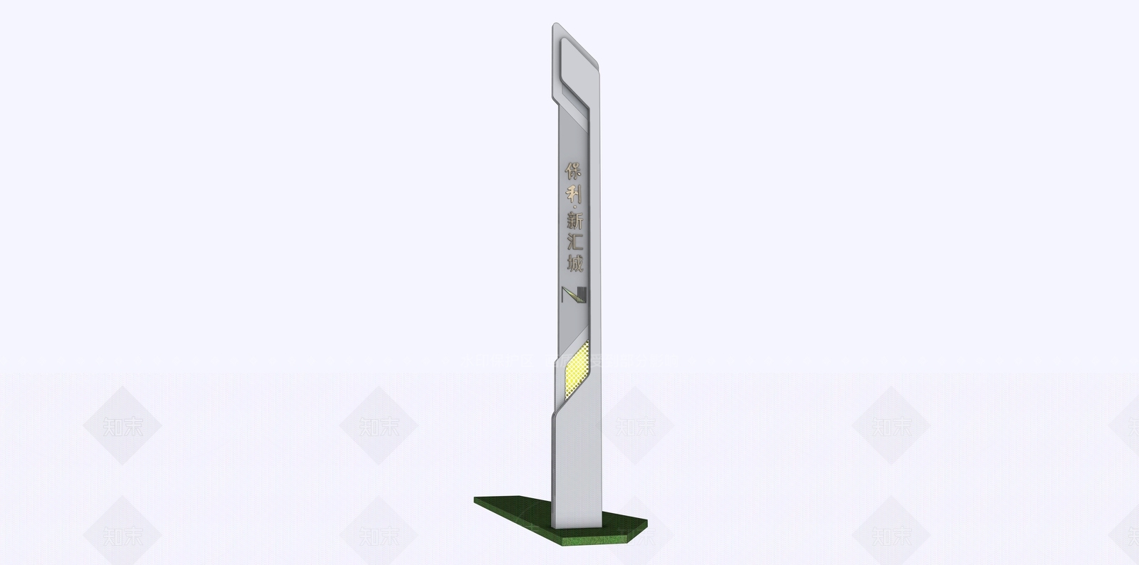现代商业景观SU模型下载【ID:1189314867】