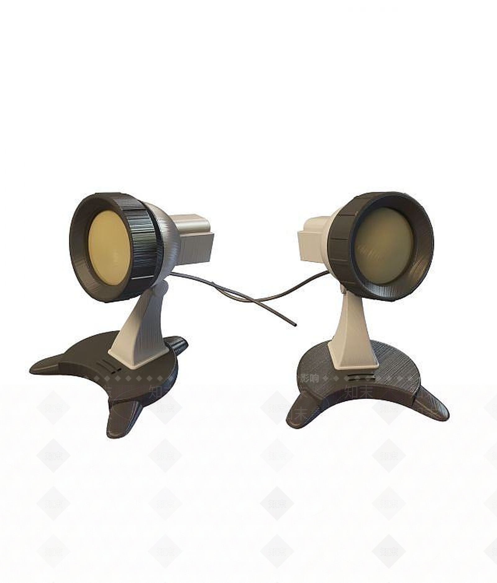现代站立式射灯3D模型下载【ID:1189316194】