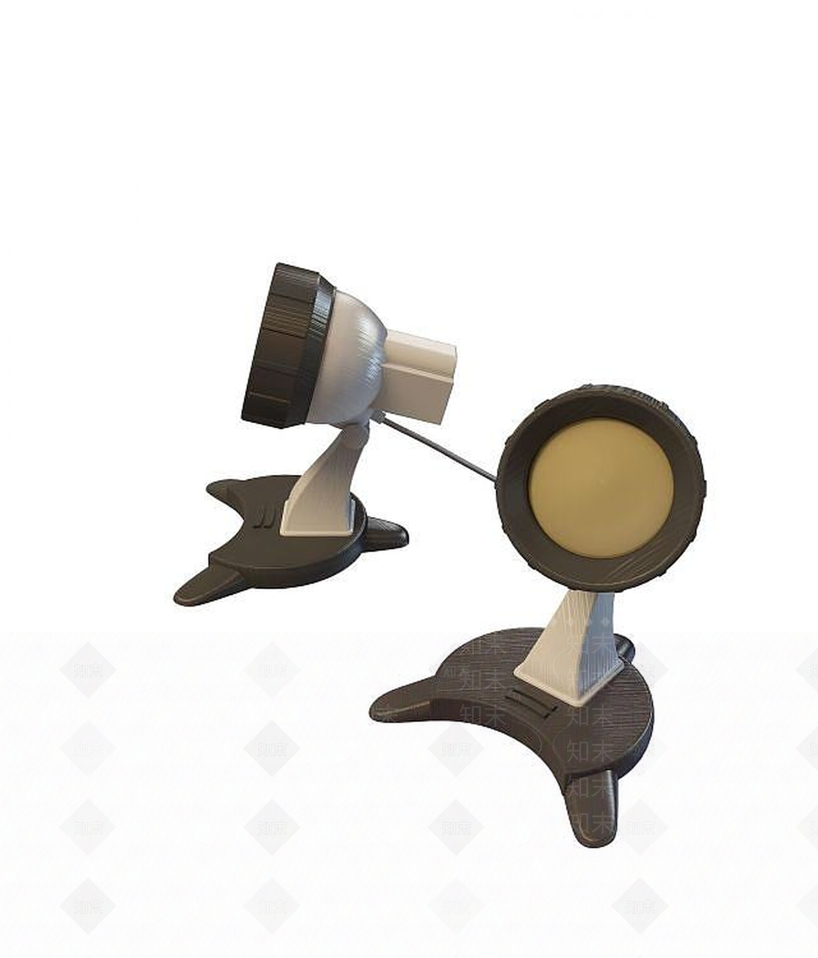 现代站立式射灯3D模型下载【ID:1189316194】