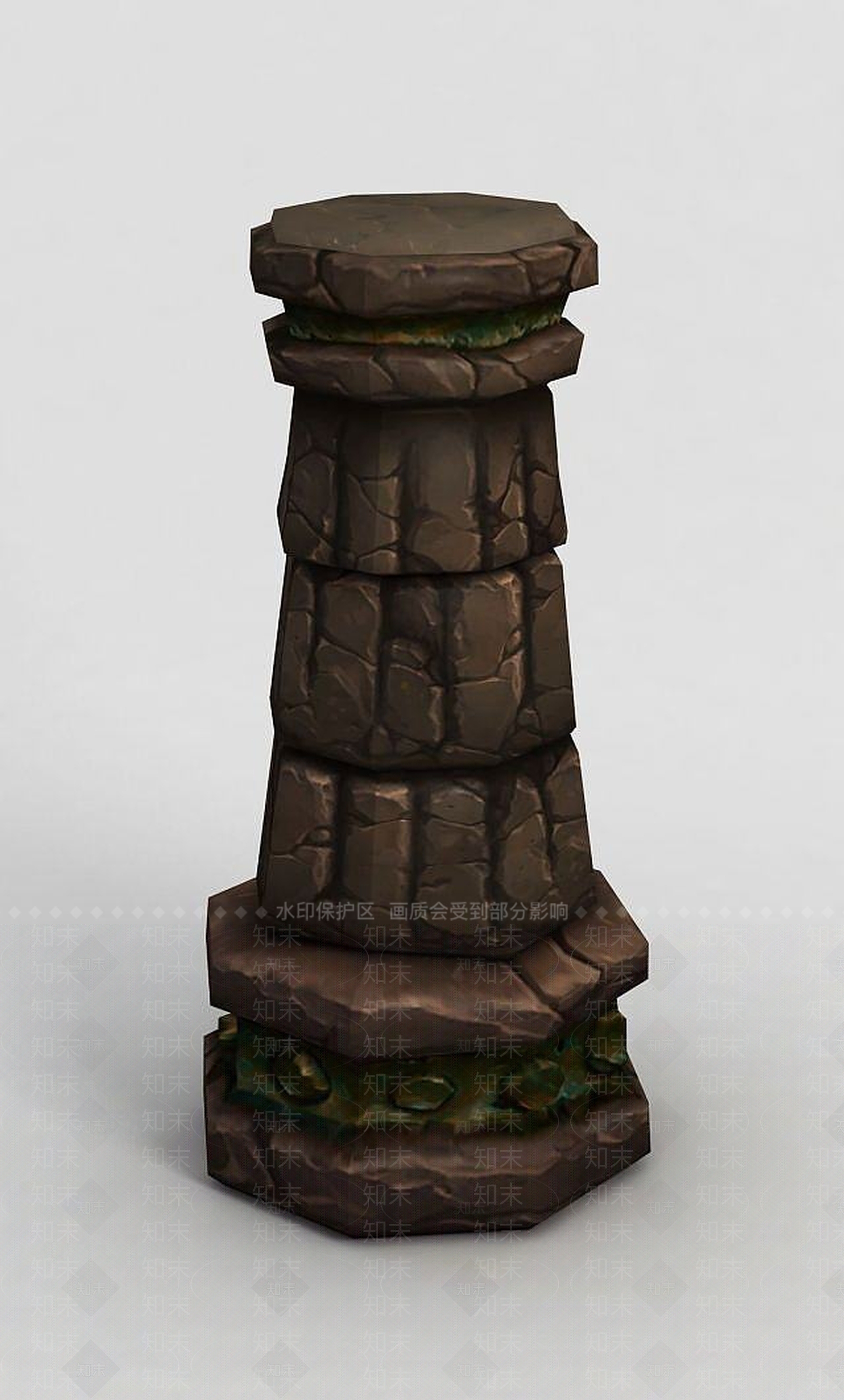 现代魔兽世界柱子3D模型下载【ID:1189317282】