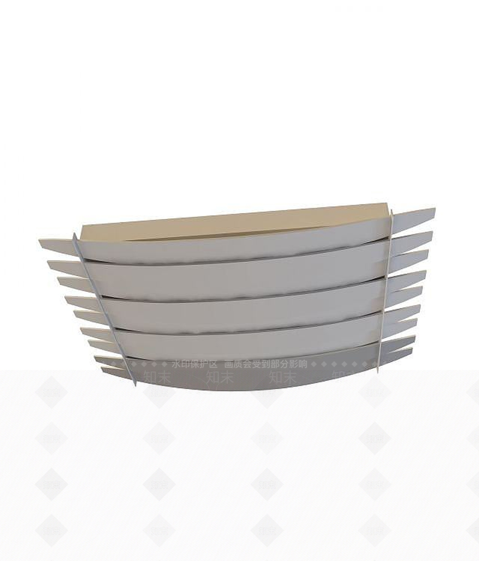 现代客厅吸顶灯3D模型下载【ID:1189317349】