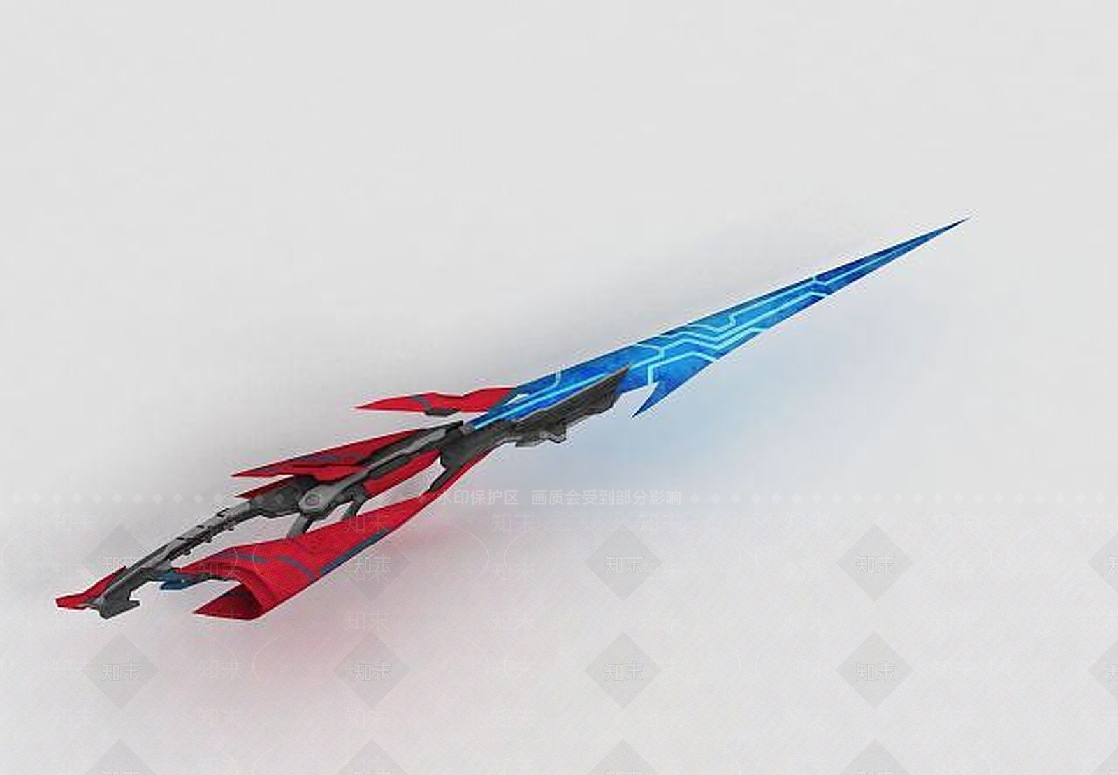 现代游戏刀剑道具3D模型下载【ID:1189319547】